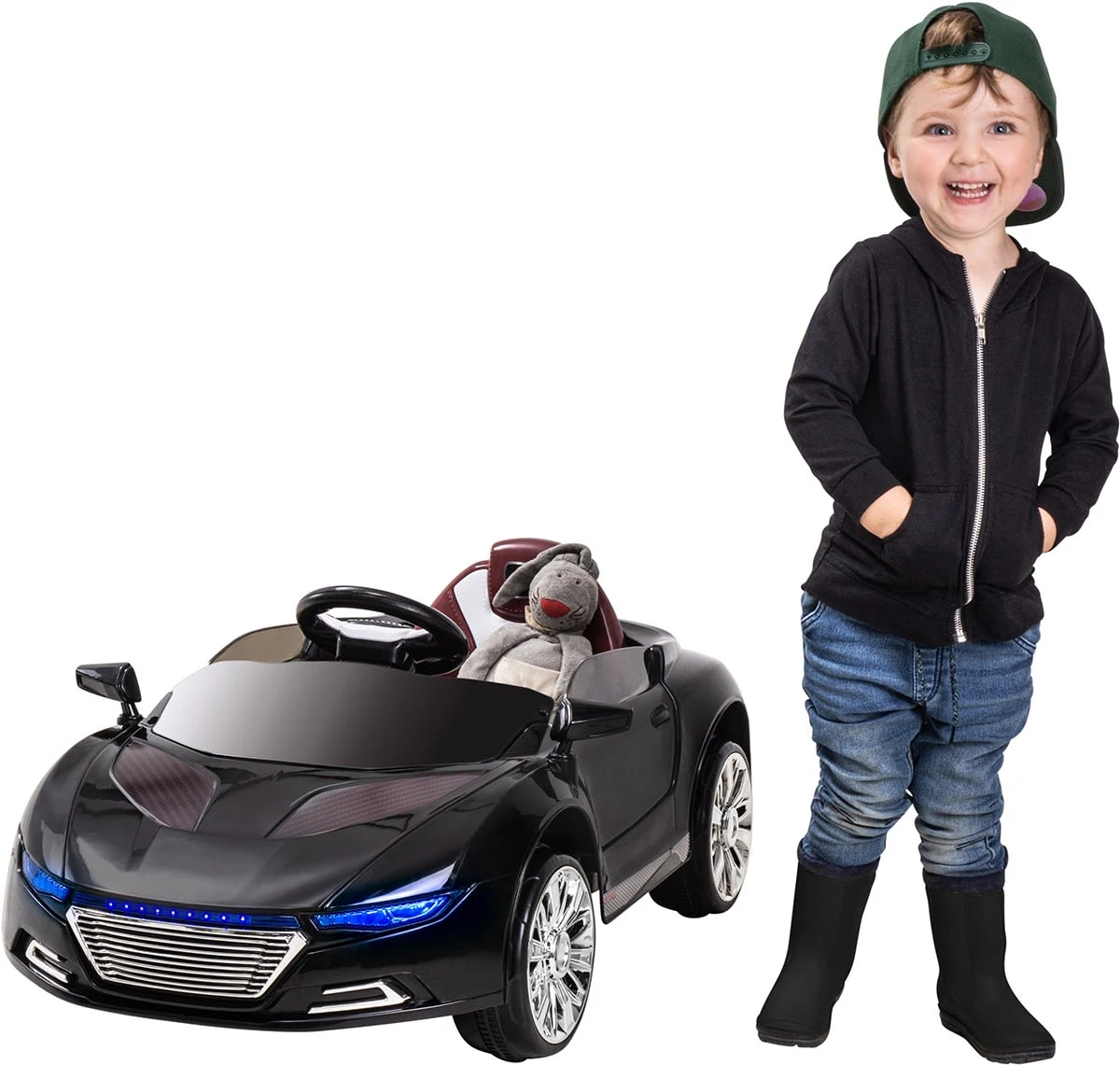 Elektroauto Spyder A228 In Schwarz 2 Elektroauto Spyder A228 In Schwarz – Bild 2