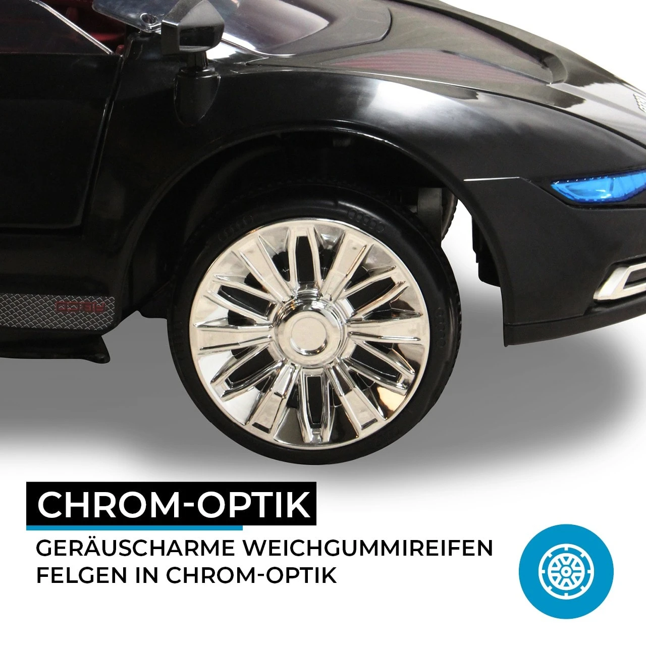 Elektroauto Spyder A228 In Schwarz 5 Elektroauto Spyder A228 In Schwarz – Bild 5