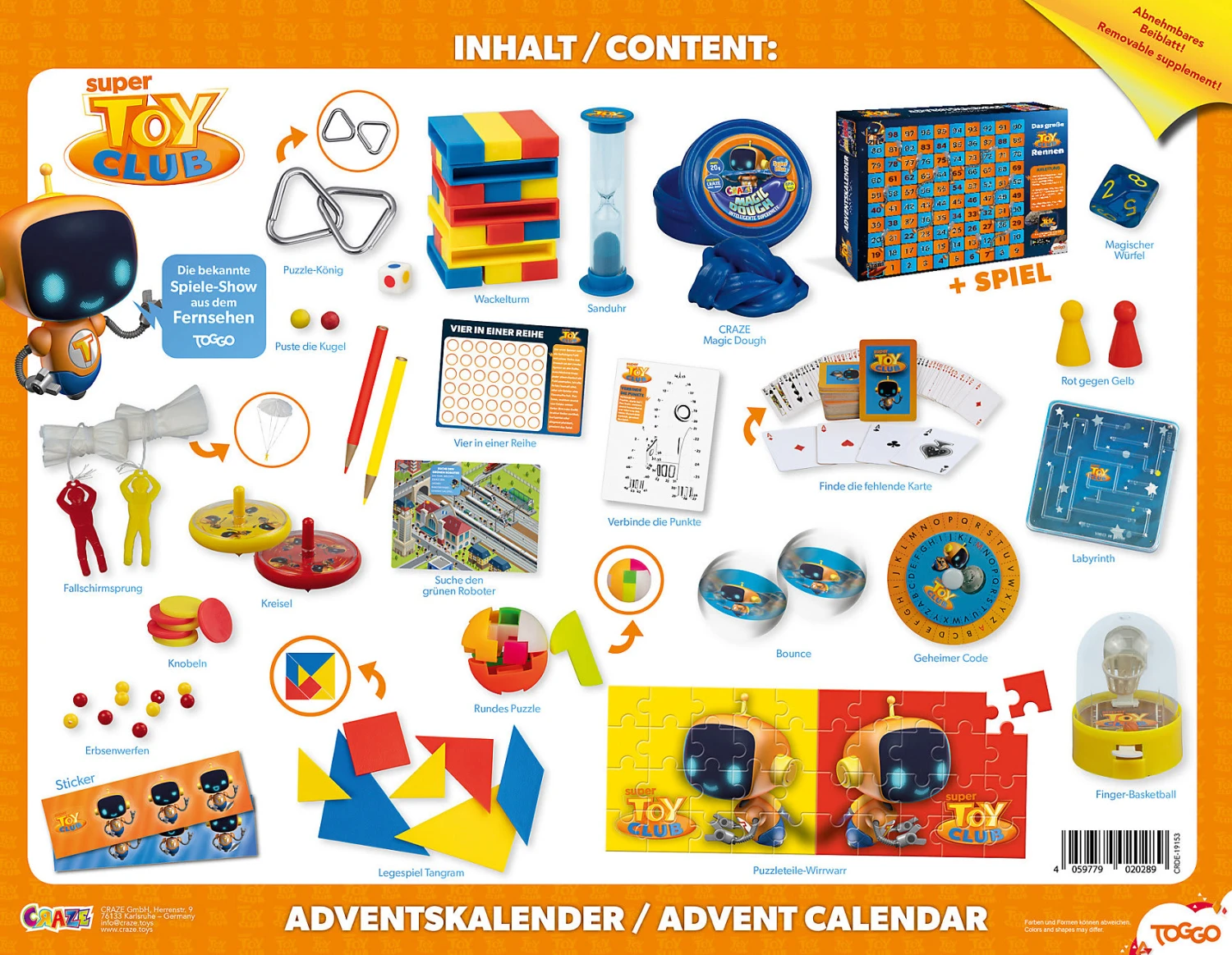 Adventskalender Super Toy Club 41 X 32,5 X 6,2cm 4 Adventskalender Super Toy Club 41 X 32,5 X 6,2cm – Bild 4
