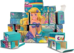 Adventskalender Zum Befüllen Regenbogen Meerjungfrau 33 X 29,5 X 7,6 Cm