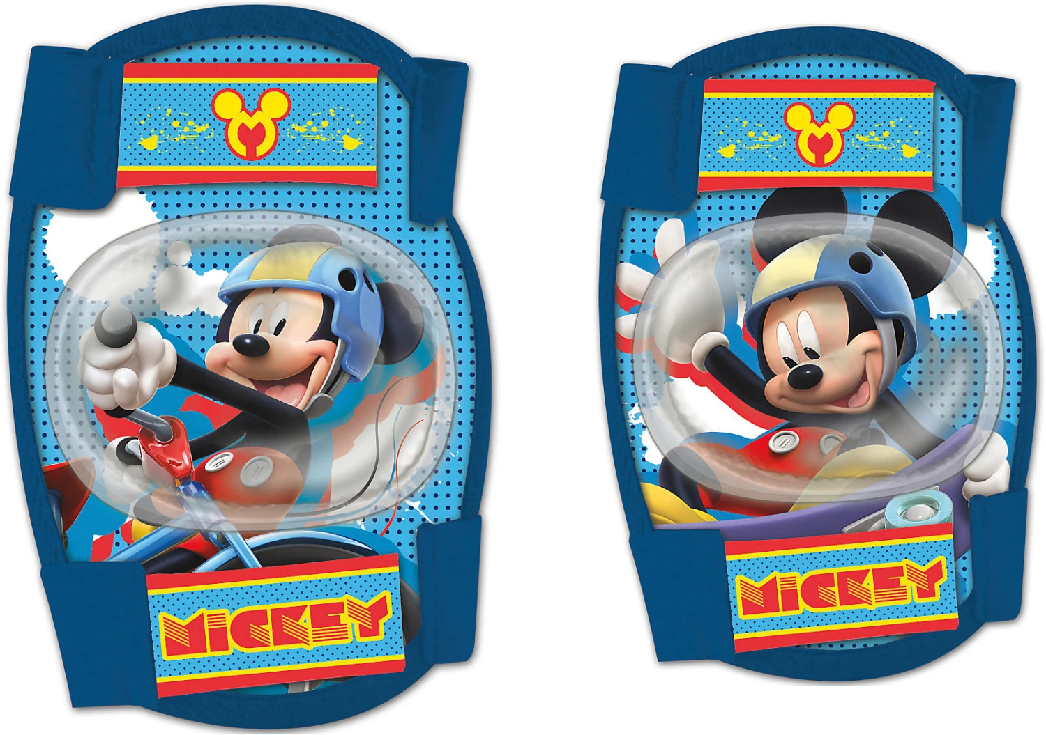 Disney Cars Mickey Mouse Knie- Und Ellenbogenschoner-Set, Blau 1 Disney Cars Mickey Mouse Knie- Und Ellenbogenschoner-Set, Blau