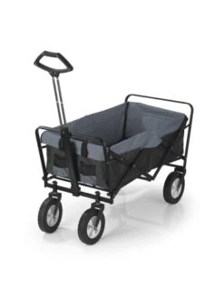 Bollerwagen In Schwarz/Grau