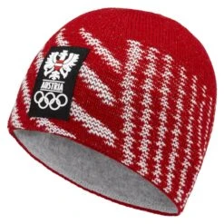 Freizeit Fan-Artikel ÖOC Fan Beanie Red