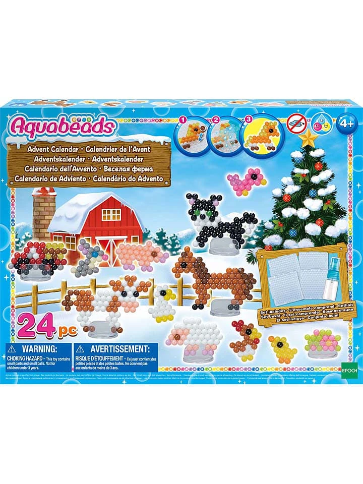 Adventskalender "Aquabeads Bauernhof" - Ab 4 Jahren 1 Adventskalender "Aquabeads Bauernhof" - Ab 4 Jahren