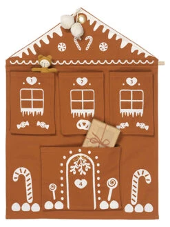 Alternative view of Adventskalender "Gingerbread House" In Hellbraun - (L)68 X (B)48 Cm