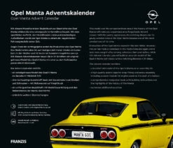 Adventskalender Opel Manta -Spielzeugladen franzis adventskalender opel manta 3