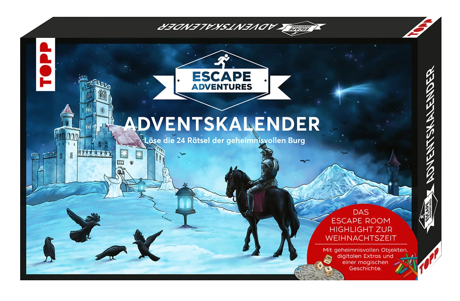 TOPP Escape Adventures Adventskalender - Die Geheimnisvolle Burg 1 TOPP Escape Adventures Adventskalender - Die Geheimnisvolle Burg