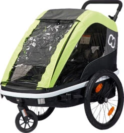 Alternative view of Hamax Fahrradanhänger AVENIDA Zweisitzer (incl. Bicycle Arm & Stroller Wheel)