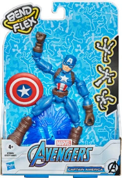 Alternative view of Hasbro Marvel Avengers Bend And Flex Captain America