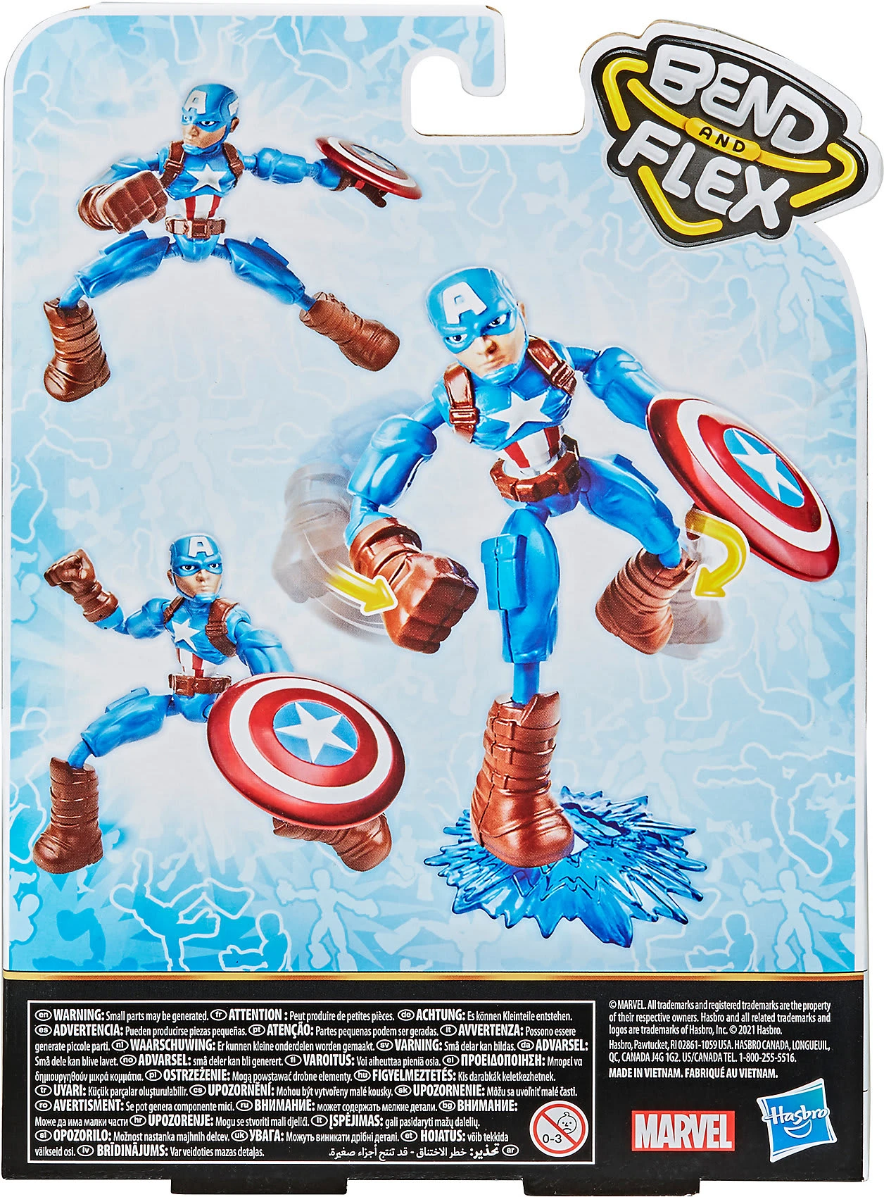 Hasbro Marvel Avengers Bend And Flex Captain America 3 Hasbro Marvel Avengers Bend And Flex Captain America – Bild 3
