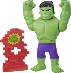 Alternative view of Hasbro Marvel Spidey And His Amazing Friends Schmetter-Power Hulk
