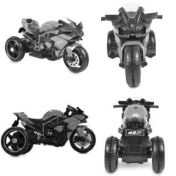 Alternative view of Kinder Elektromotorrad Ninja In Schwarz
