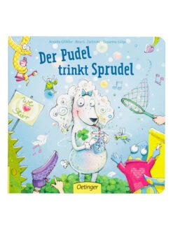 Papp-Bilderbuch "Der Pudel Trinkt Sprudel"