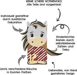 Alternative view of Adventskalender Tüten Gestanzt - Pferde