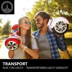 Hoverboard W1 In Schwarz -Spielzeugladen robway hoverboard w1 in schwarz 8