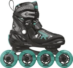 Roces Inlineskates Moody Girl TIF, Schwarz/aqua