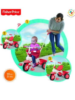 Alternative view of Smartrike Dreirad "Fisher Price Classic" In Rot - Ab 12 Monaten